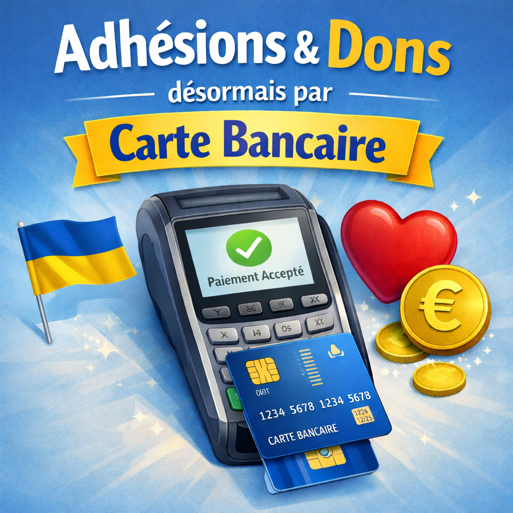 Paiement par CB maintenant disponible